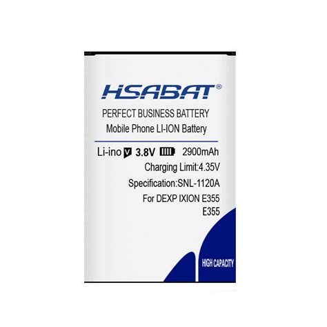 HSABAT ES355 2900mAh Battery For DEXP IXION ES355 Batteries EBay