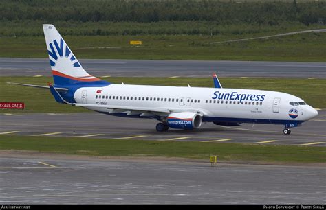 Aircraft Photo Of Tc Snv Boeing J Sunexpress Airhistory Net