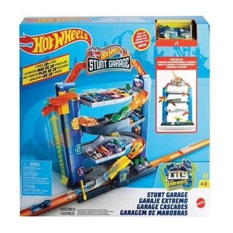 Pista City Garagem De Manobras Hot Wheels Mattel Gnl Shopee Brasil