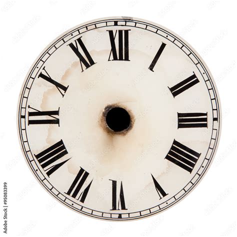 Blank Clock Dial Without Hands Stock Photo Adobe Stock