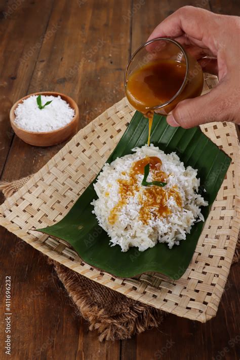 Ketan Kelapa Parut One Of Javanese Traditional Snack Made From