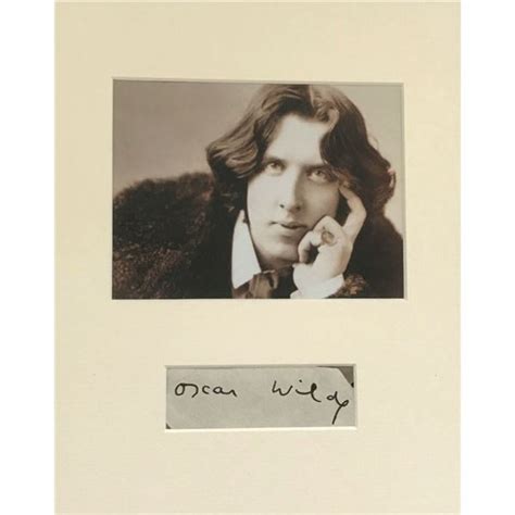 Oscar Wilde Signature (1854-1900).