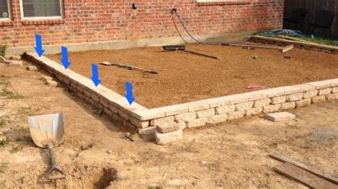 How To Build A Paver Patio On A Sloped Yard Builders Villa