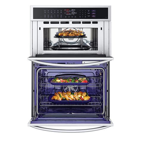 Lg Smart Built In Electric Convection Combination Wall Oven With