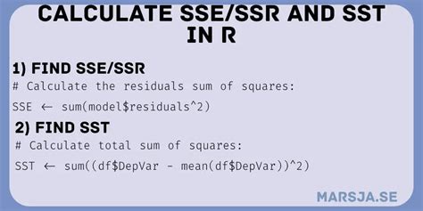 Mastering Sst And Sse In R A Complete Guide For Analysts