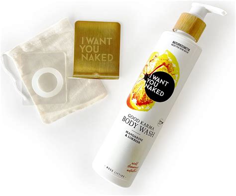 I Want You Naked Good Karma Shower Kit Set Ecco Verde Onlineshop