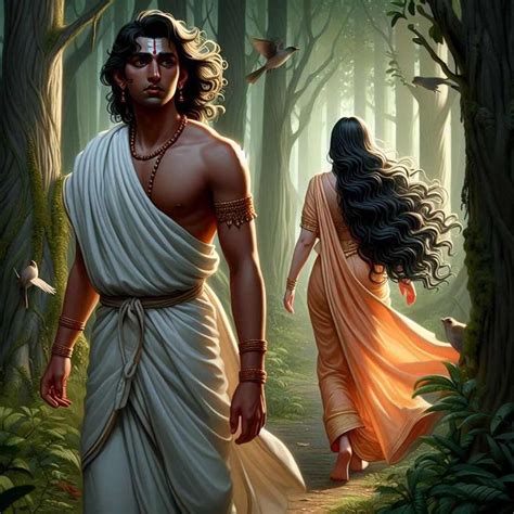 Arjun Draupadi in 2024 | Royal aesthetic, God illustrations, Krishna ...