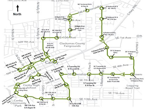 Canby Loop Bus Route | Canby OR