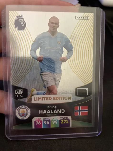 Erling Haaland Limited Edition Panini Adrenalyn Xl Football