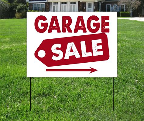 Garage Sale Yard Signs Yard Sale Yard Sign Custom Bag Yard Signs