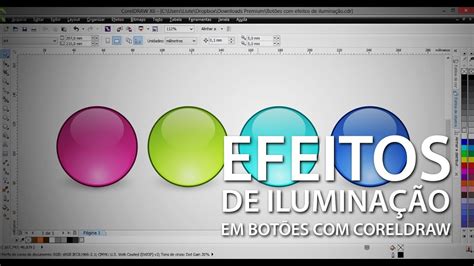 Crie efeitos de iluminação em botões no CorelDRAW YouTube