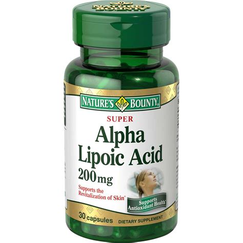 Amazon Nature S Bounty Alpha Lipoic Acid Mg Count Health