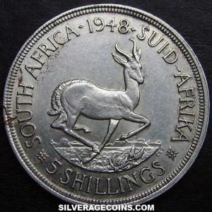 George Vi South African Silver Shillings Silver Age Coins