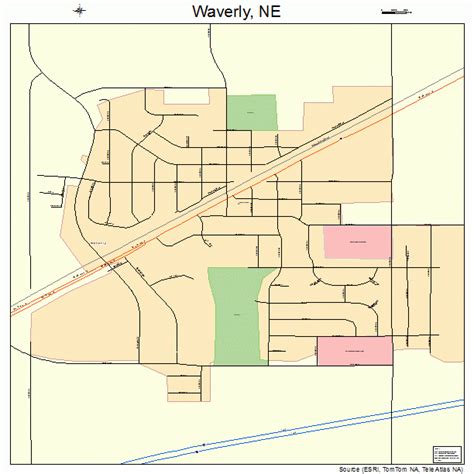 Waverly Nebraska Street Map 3151770