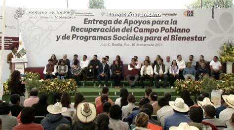 Entrega De Apoyos Para El Campo Poblano Y Programas Sociales Para El