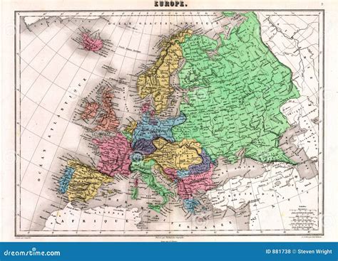 Karte Der Antike Von Europa Stock Abbildung Illustration Von