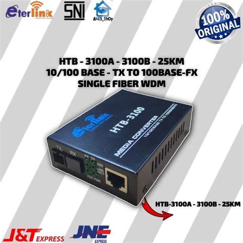 Jual Htb3100 A B Fiber Optic Optical Media Converter Htb 3100