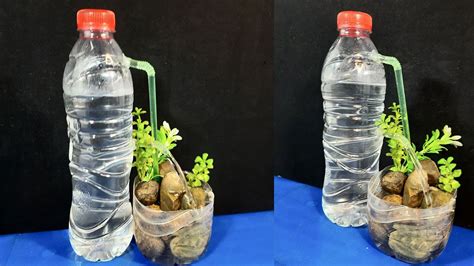 DIY How To Make Water Fountain Easy At Home From Plastic Bottle