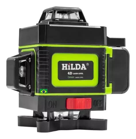 Nivelador Laser Hilda 4d 16 Linhas Recarregavel Bolsa Frete grátis