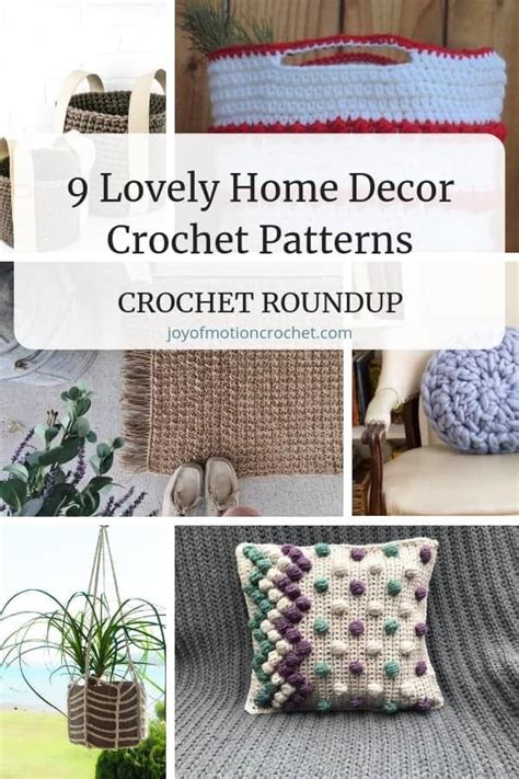 9 Lovely Home Decor Crochet Patterns Crochet Roundup Crochet