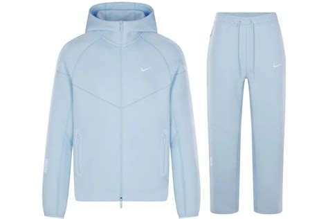 Nike X Nocta Tech Fleece Hoodie And Joggers Set Cobalt Bluetint Mens Fw23 Us