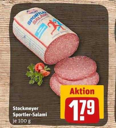 Stockmeyer Sportler Salami Angebot Bei REWE 1Prospekte De