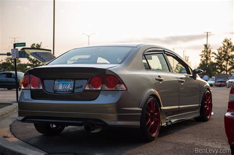 Grey 8th Generation Civic With Jdm Tails