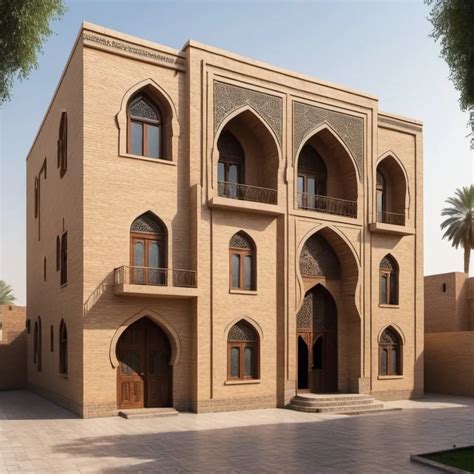 Architectural Design Of Traditional House In Baghdad