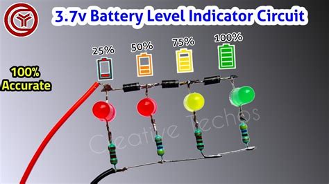 How To Make Battery Level Indicator ये Circuit आप की बैटरी के