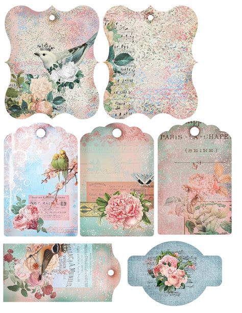 Spring Journal Kit, Printable Birds, Digital Download, Vintage Junk ...