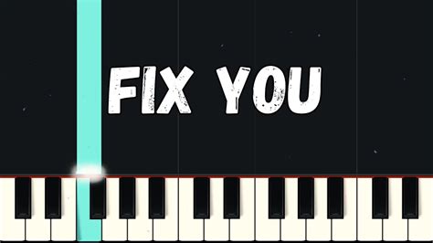 Fix You Coldplay Beginner Piano Tutorial Easy Youtube