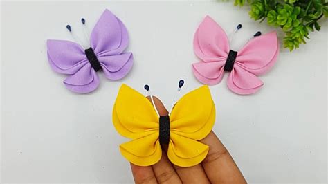 Easy Paper Butterflies Wall DecorHow To Make Butterfly With Foam Paper