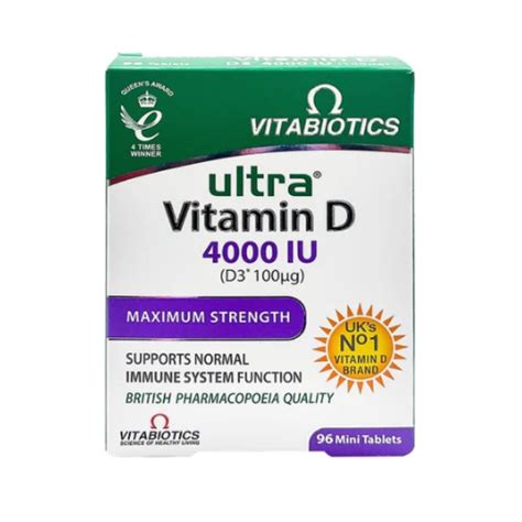 Buy Ultra Vitamin D3 4000 Iu 96s Tablets Online At Best Price In The Uae Life Pharmacy