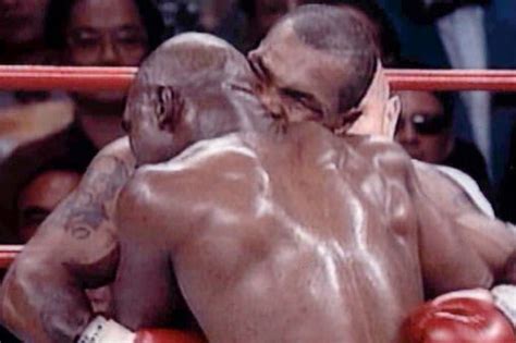 Mike Tysons Horrific Ear Bite On Evander Holyfield Revisited 22 Years