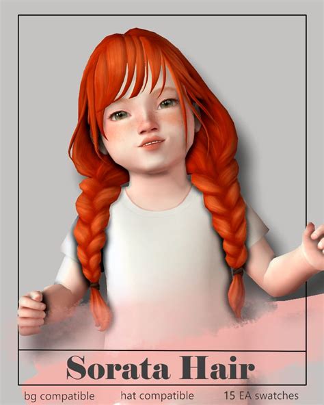 Toddler Hair Pack No4 Sunivaa Toddler Hair Sims 4 Toddler Cc Sims