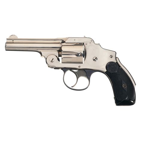 Excellent Smith And Wesson 38 Safety Hammerless 2nd Model Double Action