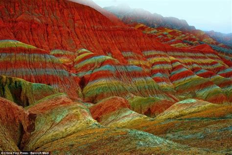 Zhangye Danxia (Rainbow Mountains), China