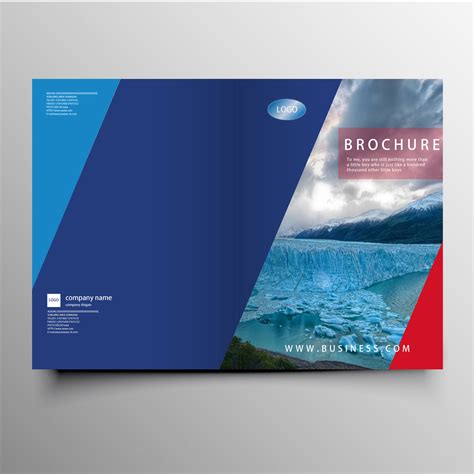 Blue Modern Company Brochure Template Bundle By CreativeDesign ...