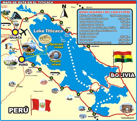 Lago Titicaca Map