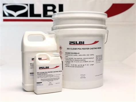 303 Clear Polyester Casting Resin – LBI Fiberglass Products