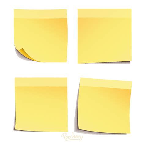 Paper Post-it note Sticker Font - Yellow sticky notes png download ...