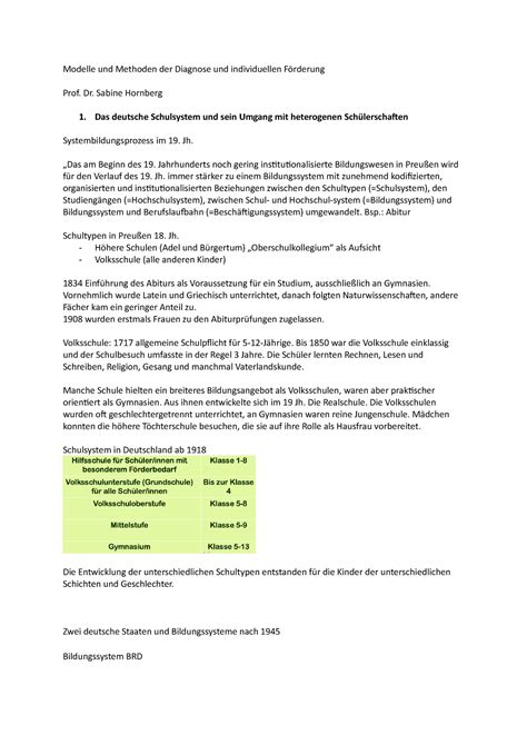 Dif Hornberg Zusammenfassung Modelle Und Methoden Der Diagnose Und