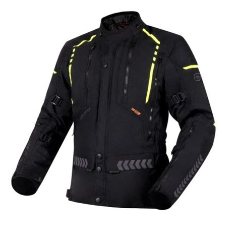 Kurtka Ozone Tour Ii Black Fluo Yellow Kurtki Tekstylne Sklep Motormind