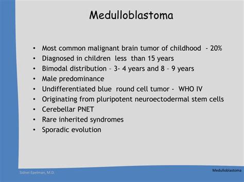 PPT - Medulloblastoma PowerPoint Presentation - ID:2354558