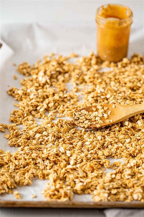 Easy Peanut Butter Granola Recipe Running On Real Food