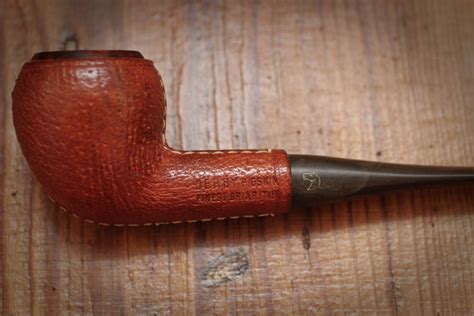 Derby Pigskin Italian Pipe Vintage Leather Wrapped Tobacco Etsy