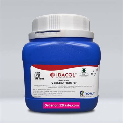 Idacol Brilliant Blue Fcf Food Colour F2 1 2 Taste In