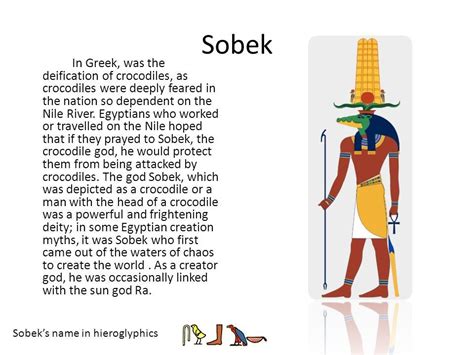 The Multifaceted Deity Sobek Fertility Power And Protection Artofit