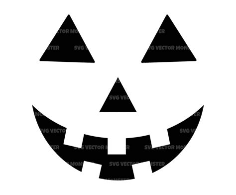 Pumpkin Face Svg Jack O Lantern Svg Halloween Svg Vector Etsy Sweden