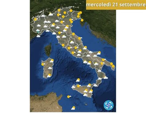 Meteo Oggi Mercoled Settembre Tempo Stabile Maggiore Nuvolosit